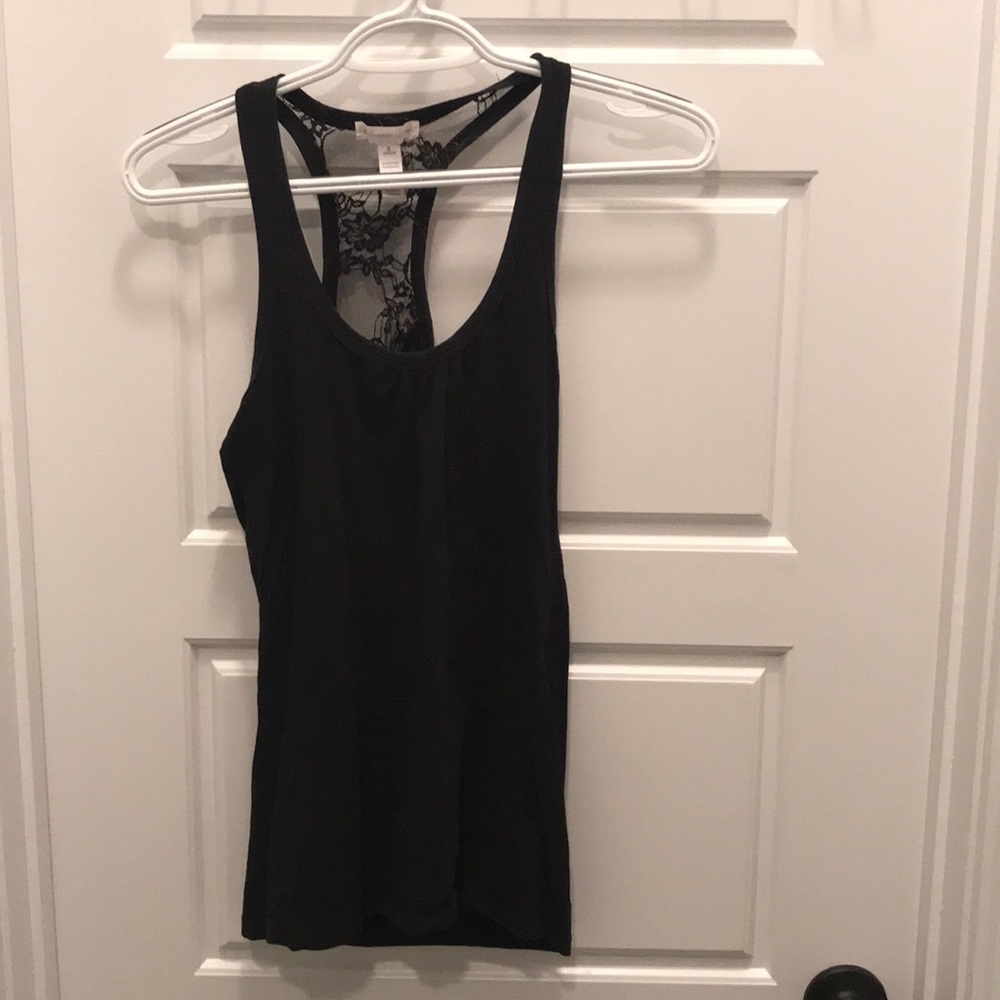 Lace racer back tank